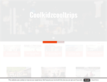 Tablet Screenshot of coolkidzcooltrips.com